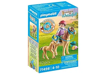 Playmobil Zestaw figurek Horses 71498 Dziecko z kucykiem i źrebakiem