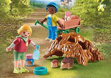 Playmobil Zestaw figurek My Life 71512 Opieka nad jeżami