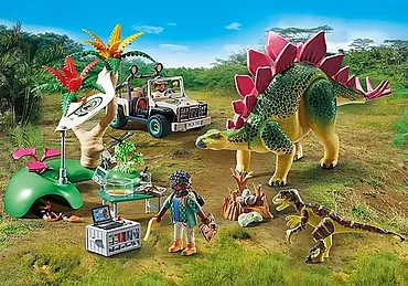 Playmobil Zestaw figurek Dinos 71523 Obóz badawczy z dinozaurami