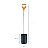 Fiskars Szpadel prosty metalowy Solid 1066717