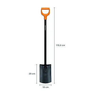 Fiskars Szpadel prosty metalowy Solid 1066717