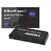 Qoltec Aktywny rozdzielacz Splitter 2 x HDMI 4K x 2K | 6Gb/s | 60Hz