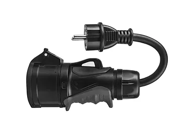 Green Cell Przejściówka Adapter siłowy CEE 16A 400V 5P do Schuko 230V