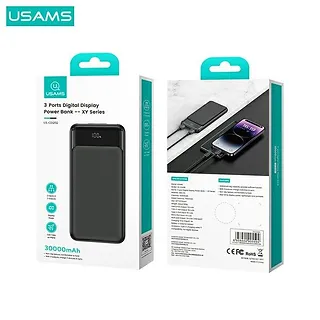 USAMS PowerBank 30000mAh 10W 1xUSB-C 2xUSB-A