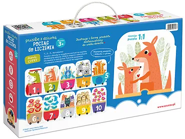 CzuCzu Puzzle z Dziurką Pociąg do Liczenia