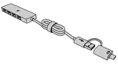 IcyBox Hub IB-HUB1424-C3 4-Port USB Typ-A, złącze Typ-C/A