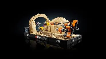 LEGO Klocki Star Wars 75380 Diorama: Wyścig ścigaczy w Mos Espa