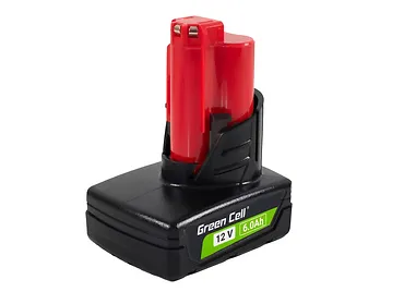 Green Cell Bateria do Milwaukee M12 12V 6Ah zamiennik M12 B6 4932451395