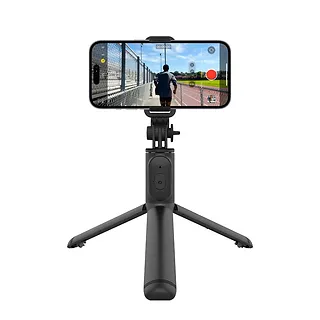 CRONG Kompaktowy selfie stick Bluetooth tripod