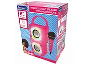 Lexibook Barbie – Przenośny głośnik Bluetooth z mikrofonem, efektami świetlnymi, karaoke, bezprzewodowy,