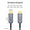 Unitek Kabel Optyczny HDMI 2.1 AOC 15m 4K60Hz C11029DGY