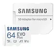 Samsung Karta pamięci microSD MB-MC64SA EU EVO Plus 64GB + adapter