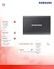 Samsung Dysk SSD Portable T7 4TB USB3.2 Gen.2 szary