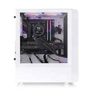 Thermaltake Obudowa - S200 Tempered Glass ARGB 3x12cm Snow