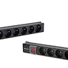 Qoltec Listwa zasilająca PDU do RACK | 16A | 16xFRENCH | Pionowa | 1.8m