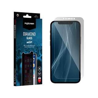 MyScreenProtector Szklo hartowane AntiSPY prywatyzujące Diamond Glass iPhone 15   Plus 6,7