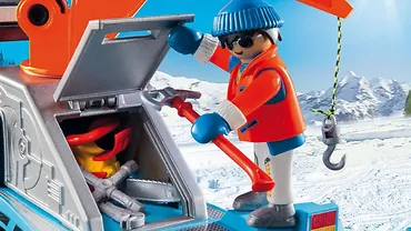 Playmobil Family Fun 9500 Ratrak Pług Śnieżny