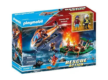 Playmobil - Rescue Action Misja przybrzeżnej straży pożarnej 70491