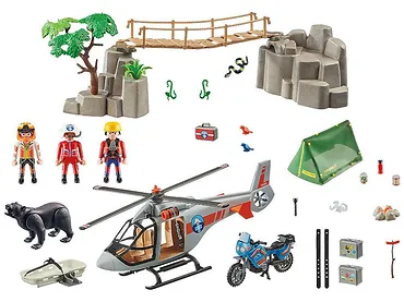 Playmobil - Misja śmigłowca w kanionie 70663