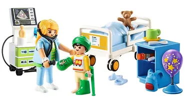 Playmobil Zestaw City Life 70192 Szpitalny pokój dziecięcy