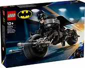 LEGO Klocki Super Heroes 76273 Figurka Batmana do zbudowania i batcykl
