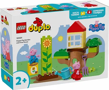 LEGO Klocki  DUPLO 10431 Peppa Pig Ogród i domek na drzewie Peppy