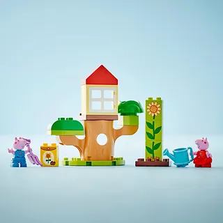 LEGO Klocki  DUPLO 10431 Peppa Pig Ogród i domek na drzewie Peppy