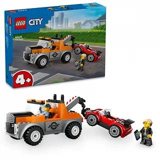 LEGO Klocki City 60435 Samochód pomocy drogowej i naprawa sportowego auta