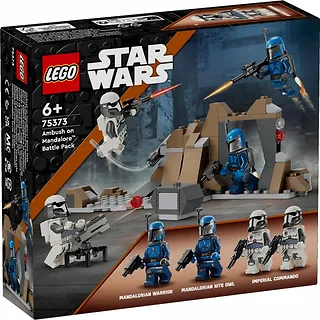 LEGO Klocki Star Wars 75373 Zasadzka na Mandalorze - zestaw bitewny