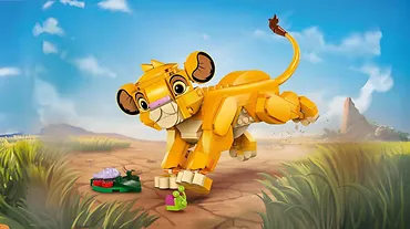 LEGO Klocki Disney Classic 43243 Król Lew - lwiątko Simba