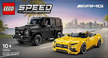 LEGO Klocki Speed Champions 76924 Mercedes-AMG G 63 i Mercedes-AMG SL 63