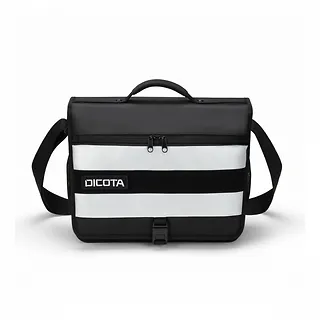 DICOTA Torba Messenger Reflectiv Czarna