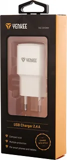 YENKEE Ładowarka sieciowa USB A 12W 2.4A