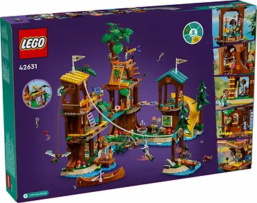 LEGO Klocki Friends 42631 Domek na drzewie na obozie kempingowym