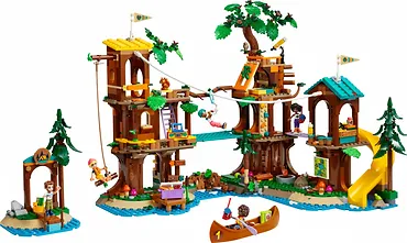 LEGO Klocki Friends 42631 Domek na drzewie na obozie kempingowym