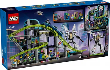 LEGO Klocki City 60421 Park Świat Robotów z rollercoasterem