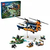 LEGO Klocki City 60437 Helikopter badaczy dżungli w bazie