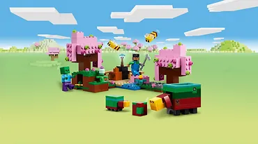 LEGO Klocki Minecraft 21260 Wiśniowy ogród