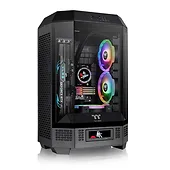 Thermaltake Obudowa - The Tower 300 Tempered Glass x 3, CT140 Fan  x 2 Czarna