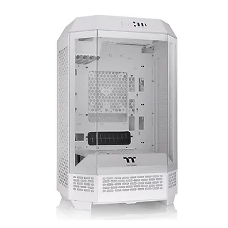 Thermaltake Obudowa - The Tower 300 Tempered Glass x 3, CT140 Fan x 2 Biała