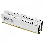 Kingston Pamięć DDR5 Fury Beast 64GB(2*32GB)/6000 CL30 EXPO biała