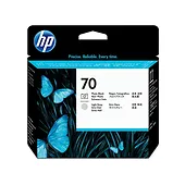 HP Inc. Głowica nr 70 Czarny Fotograficzny & Jasny Szary  C9407A