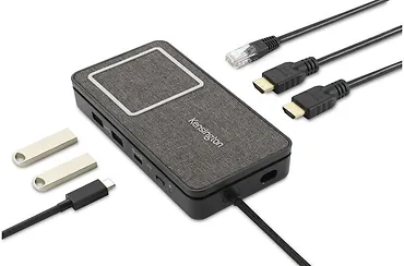 Kensington Stacja dokująca SD1700p USB-C Dual 4K portable Qi