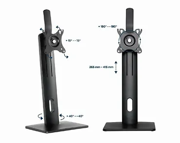 Gembird Stojak na monitor z regulacją wysokości 17-32 cali 7kg