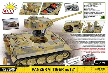 Cobi Klocki Klocki Panzer VI Tiger no131