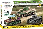 Cobi Klocki Klocki Renault R35 - Valentine IX - Panzer I