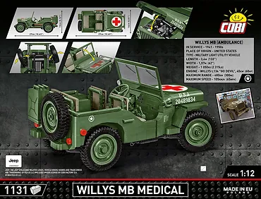 Cobi Klocki Klocki Willys MB Medical