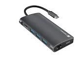 Natec Multiport Adapter Fowler 2 V2 USB-C->HUB USB 3.0 3X, HDMI4K