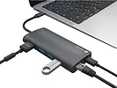 Natec Multiport Adapter Fowler 2 V2 USB-C->HUB USB 3.0 3X, HDMI4K