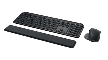 Logitech Klawiatura MX Keys S + mysz + podkładka Combo Graphite US 920-011614